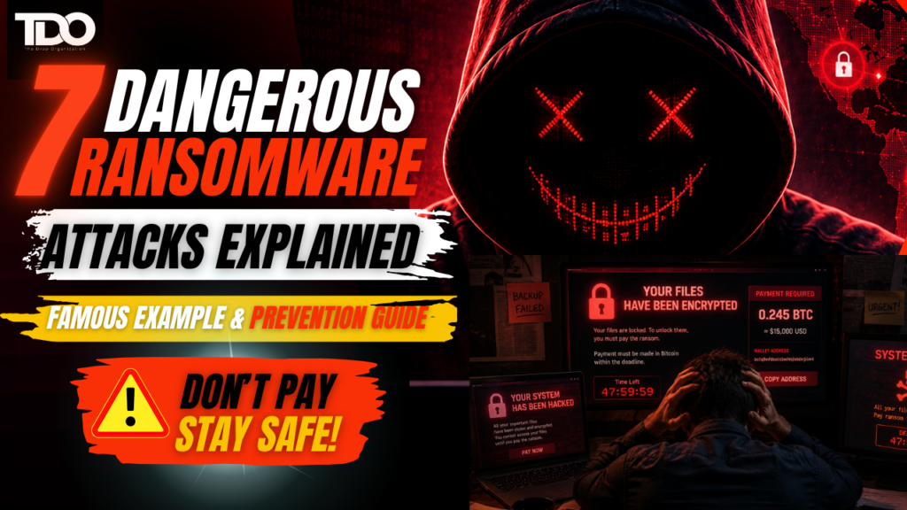7 Dangerous Ransomware Attacks Explained Famous Examples & Prevention Guide