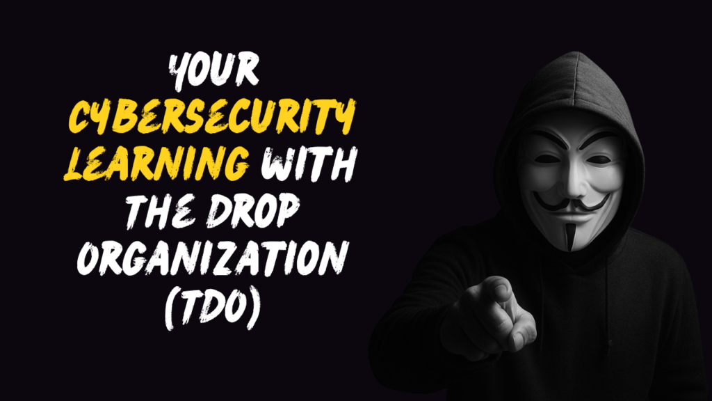 Your Cybersecurity Learning with The Drop Organization (TDO)